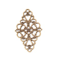 Zinc Alloy Flower Charm Pendant No.161341 for DIY Necklace Bracelet Jewelry Making view 2