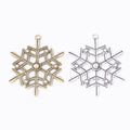 Zinc Alloy Snowflake Charm Pendant No.653008 for DIY Necklace Bracelet Jewelry Making view 4