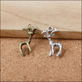 Zinc Alloy Deer Charm Pendant No.170959 for DIY Necklace Bracelet Jewelry Making view 4