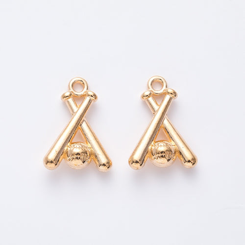 Zinc Alloy Baseball Charm Pendant No.974646 for DIY Necklace Bracelet Jewelry Making