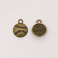 Zinc Alloy Baseball Charm Pendant No.317144 for DIY Necklace Bracelet Jewelry Making view 2