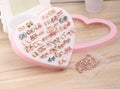 Elegant Korean Alloy Cat Eye Crystal Rhinestone Mixed Cartoon Flower Animal Stud Earrings view 3