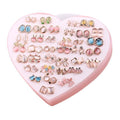 Elegant Korean Alloy Cat Eye Crystal Rhinestone Mixed Cartoon Flower Animal Stud Earrings view 5