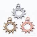 Zinc Alloy Gear Charm Pendant No.693247 for DIY Necklace Bracelet Jewelry Making view 1