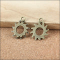 Zinc Alloy Gear Charm Pendant No.693247 for DIY Necklace Bracelet Jewelry Making view 5