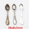 Zinc Alloy Spoon Charm Pendant No.999777 for DIY Necklace Bracelet Jewelry Making view 1