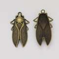 Zinc Alloy Cicada Charm Pendant for DIY Necklace Bracelet Jewelry Making view 2