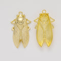 Zinc Alloy Cicada Charm Pendant for DIY Necklace Bracelet Jewelry Making view 4