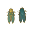 Zinc Alloy Cicada Charm Pendant for DIY Necklace Bracelet Jewelry Making view 5