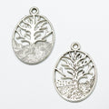 Zinc Alloy Tree Of Life Charm Pendant No.678234 for DIY Necklace Bracelet Jewelry Making view 3