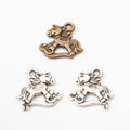 Zinc Alloy Rocking Horse Charm Pendant No.663126 for DIY Necklace Bracelet Jewelry Making view 4