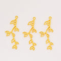 Zinc Alloy Branch Leaves Jewelry Findings Accessories for DIY Jewelry Making view 4