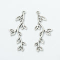 Zinc Alloy Branch Leaves Jewelry Findings Accessories for DIY Jewelry Making view 3