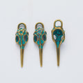 Zinc Alloy Bird Skull Charm Pendant for DIY Necklace Bracelet Jewelry Making view 5