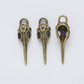 Zinc Alloy Bird Skull Charm Pendant for DIY Necklace Bracelet Jewelry Making view 4