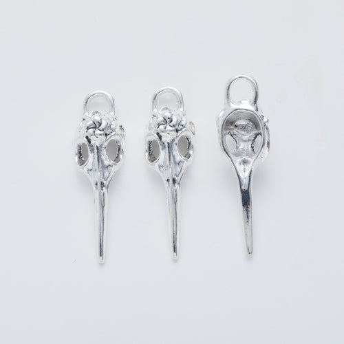Zinc Alloy Bird Skull Charm Pendant for DIY Necklace Bracelet Jewelry Making