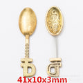 Zinc Alloy Spoon Charm Pendant No.977166 for DIY Necklace Bracelet Jewelry Making view 3