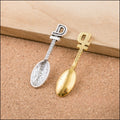 Zinc Alloy Spoon Charm Pendant No.977166 for DIY Necklace Bracelet Jewelry Making view 5