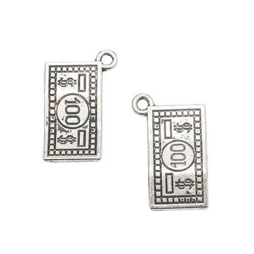 Zinc Alloy Dollar Sign Charm Pendant No.270589 for DIY Necklace Bracelet Jewelry Making