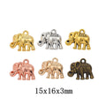 DIY Vintage Alloy Jewelry Accessory Elephant Pendant Charm For Necklace Making view 1
