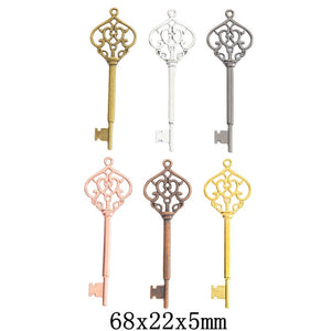 Zinc Alloy Key Charm Pendant No.606214 for DIY Necklace Bracelet Jewelry Making