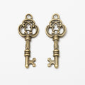 Zinc Alloy Key Charm Pendant No.910429 for DIY Necklace Bracelet Jewelry Making view 3
