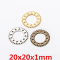 Zinc Alloy Gear Charm Pendant No.348869 for DIY Necklace Bracelet Jewelry Making view 1