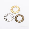 Zinc Alloy Gear Charm Pendant No.348869 for DIY Necklace Bracelet Jewelry Making view 4