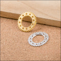 Zinc Alloy Gear Charm Pendant No.348869 for DIY Necklace Bracelet Jewelry Making view 3