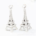 Zinc Alloy Eiffel Tower Charm Pendant No.958979 for DIY Necklace Bracelet Jewelry Making view 2