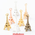 Zinc Alloy Eiffel Tower Charm Pendant No.958979 for DIY Necklace Bracelet Jewelry Making view 1