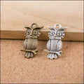 DIY Vintage Alloy Owl Pendant Charm Jewelry Accessory For Necklace Bracelet Making view 4