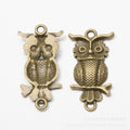 Zinc Alloy Owl Charm Pendant No.108362 for DIY Necklace Bracelet Jewelry Making view 4