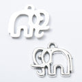 Zinc Alloy Elephant Charm Pendant No.132468 for DIY Necklace Bracelet Jewelry Making view 2