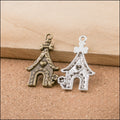 Zinc Alloy Dog House Charm Pendant No.076018 for DIY Necklace Bracelet Jewelry Making view 3