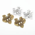 Zinc Alloy Flower Charm Pendant No.124995 for DIY Necklace Bracelet Jewelry Making view 4