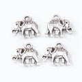 Zinc Alloy Elephant Charm Pendant No.552108 for DIY Necklace Bracelet Jewelry Making view 3
