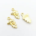 Zinc Alloy Leaf Pinecone Charm Pendant for DIY Necklace Bracelet Jewelry Making view 4