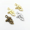 Zinc Alloy Leaf Pinecone Charm Pendant for DIY Necklace Bracelet Jewelry Making view 1