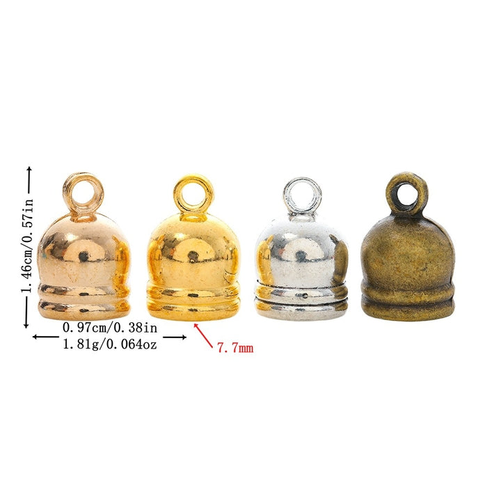 Zinc Alloy Tassel Cap Charm Pendant for DIY Necklace Bracelet Jewelry Making