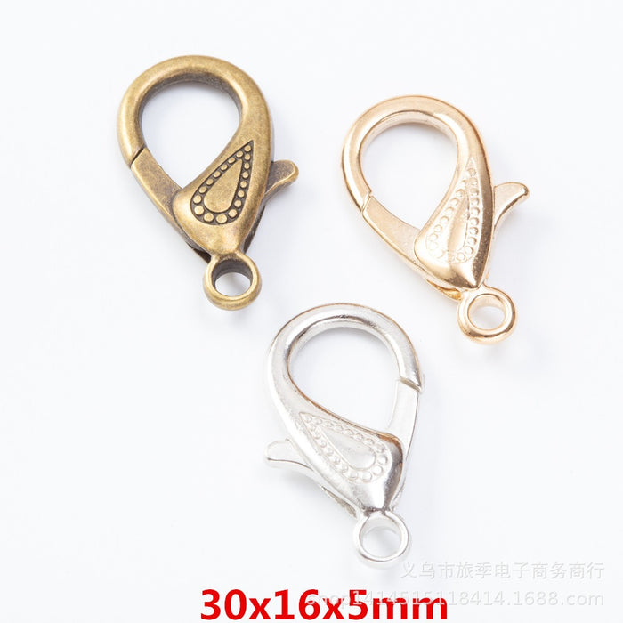 DIY Vintage Alloy Lobster Clasp Pendant Charm Jewelry Accessory For Bracelet Making