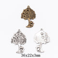 Zinc Alloy Tree Charm Pendant No.684911 for DIY Necklace Bracelet Jewelry Making view 1