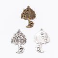 Zinc Alloy Tree Charm Pendant No.684911 for DIY Necklace Bracelet Jewelry Making view 4