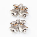 Zinc Alloy Christmas Bell Charm Pendant No.628200 for DIY Necklace Bracelet Jewelry Making view 2