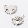 Zinc Alloy Mask Charm Pendant No.319573 for DIY Necklace Bracelet Jewelry Making view 2