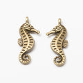 Zinc Alloy Seahorse Charm Pendant No.542356 for DIY Necklace Bracelet Jewelry Making view 2