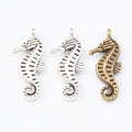 Zinc Alloy Seahorse Charm Pendant No.542356 for DIY Necklace Bracelet Jewelry Making view 1