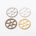 Zinc Alloy Gear Charm Pendant No.345580 for DIY Necklace Bracelet Jewelry Making view 4