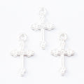 Zinc Alloy Cross Charm Pendant No.854091 for DIY Necklace Bracelet Jewelry Making view 4