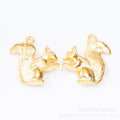 Zinc Alloy Squirrel Charm Pendant No.069021 for DIY Necklace Bracelet Jewelry Making view 2